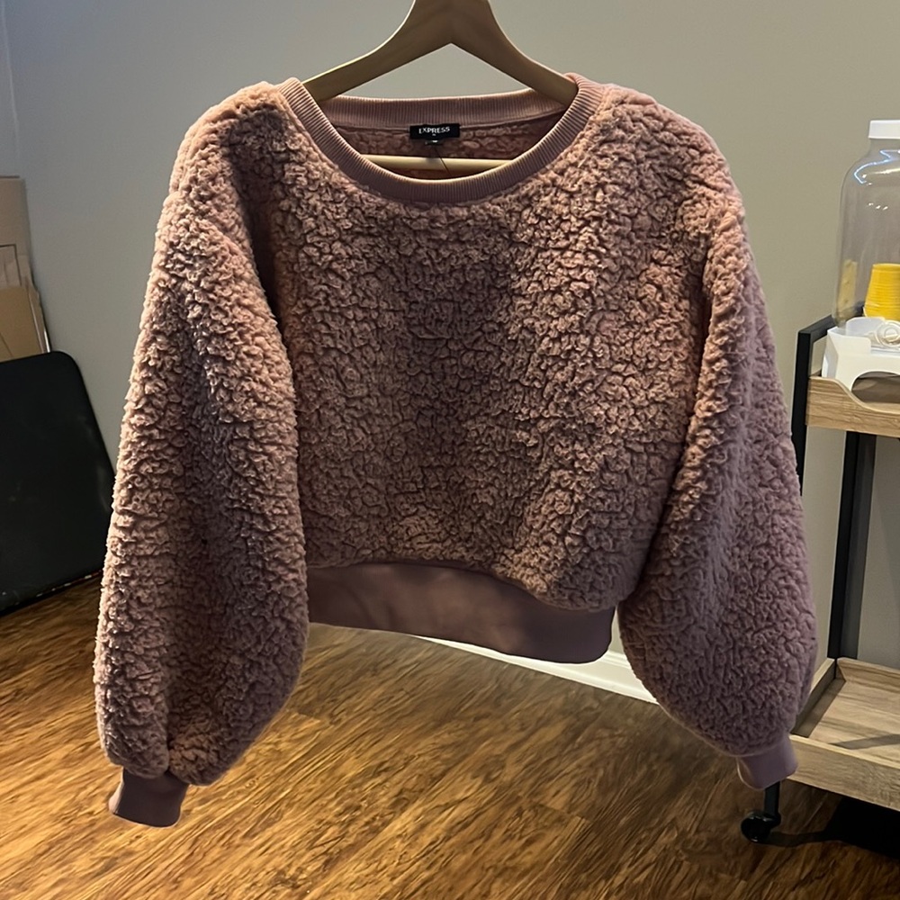 Womens Express Cropped Sweater